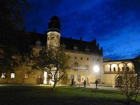 Wittenberger Lutherhof Mit Lutherhaus Im Abendlicht Lutherstadt