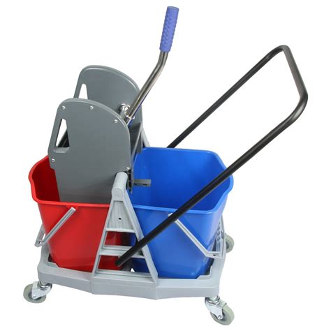 ABS Multicolor 40 Litre Double Bucket Mop Wringer Trolley Model Name