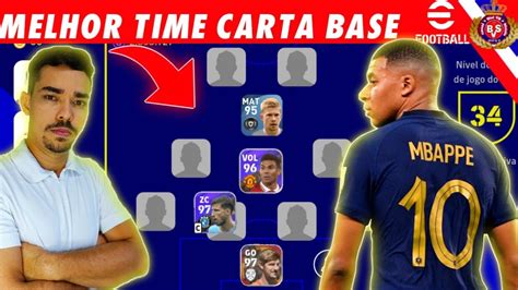 Como Montar O MELHOR TIME De Carta Base Do Efootball 23 Mobile Tbe 5