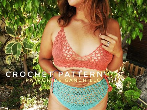 Crochet Pattern Bikini Set Here Comes The Sun Etsy