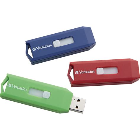 Verbatim 2GB Store N Go USB Flash Drive 3 Pack 96981 B H