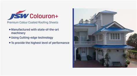 JSW Colouron Plus Color Coated Roofing Sheet 0 50 Mm At Rs 100 Kg In