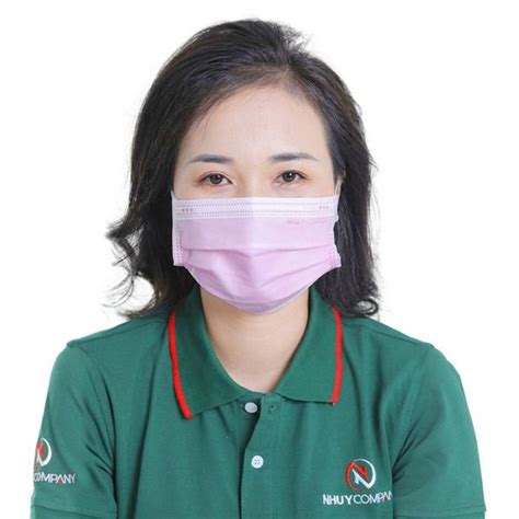 Khẩu trang y tế 4 lớp màu hồng vải lọc Ny Protect Mask Như Ý