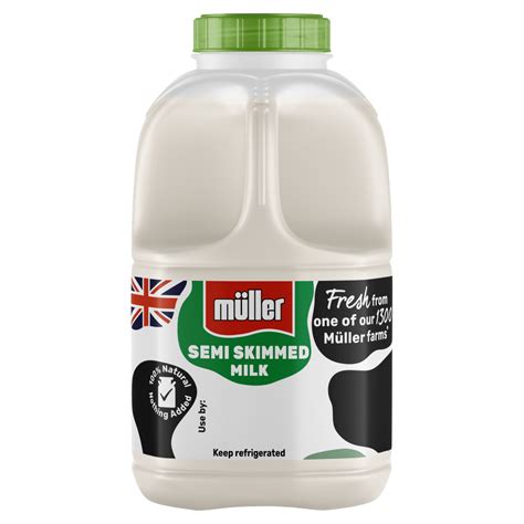 Müller Semi Skimmed Milk 568ml One Stop