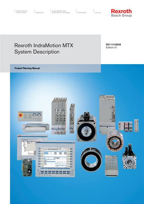 Pdf Rexroth Indramotion Mtx Brief Description Cnc Control