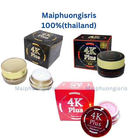 Kem DƯỠng Da MẶt Ban ĐÊm 4k Plus Whitening Night Creamhũ 20 Gam