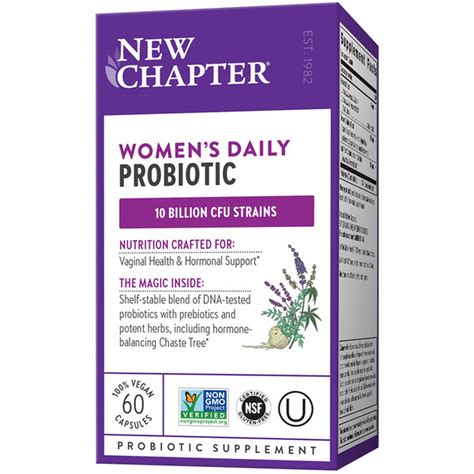 New Chapter Womens Daily Probiotic Vaginal And Urinary Tract Health 60