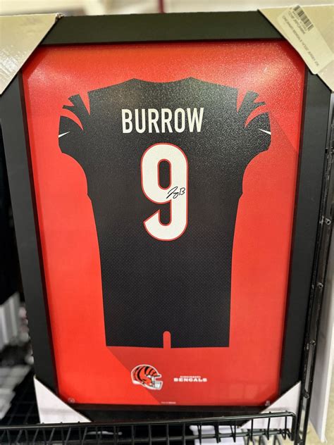 Joe Burrow Signed Jersey Cincinnati Bengals Framed Print - Etsy