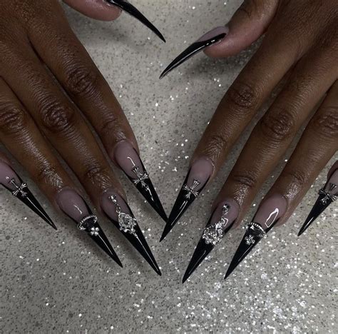 Pin By Autumn Adams Galasso On Halloween Acrylic Nails Stiletto