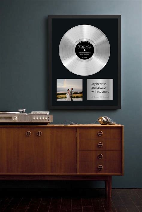 Personalized Vinyl Record Custom Vinyl Record Framed Etsy