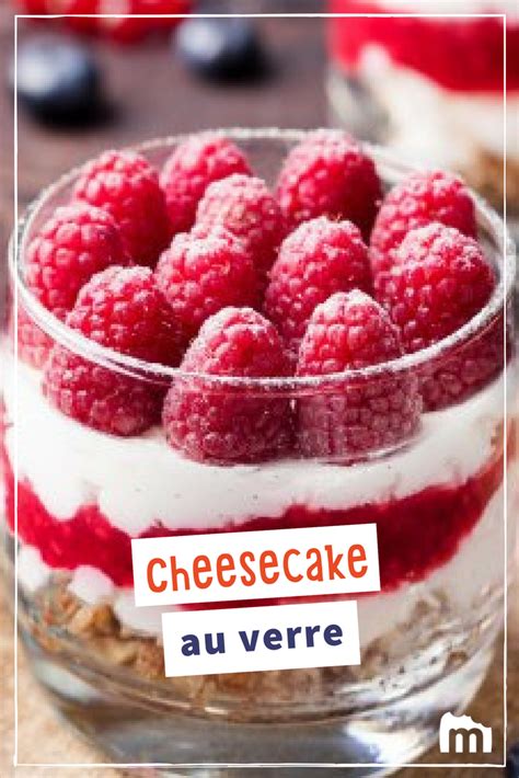 Cheese Cake Au Verre Recette Verrine Dessert Facile Recette