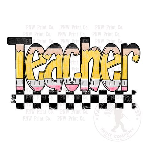 Teacher Dtf Transfer Pnw Print Company