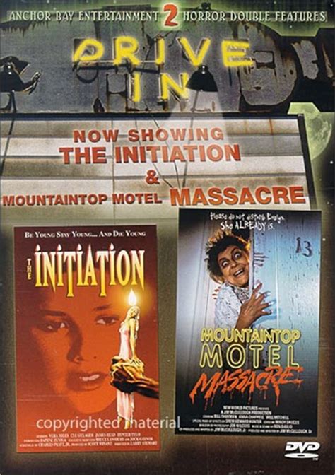 Drive In Double Features The Initiation Mountaintop Motel Massacre