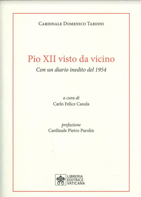 Presentazione Del Libro Pio Xii Visto Da Vicino Villa Nazareth