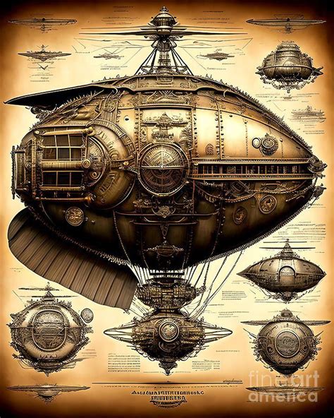 Pin By Simon Neuman On Steampunk Decor In Steampunk Airship