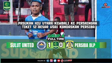 Sulut United Vs Persiba 1 0 HIU UTARA Kembali Kejalur 3 Besar