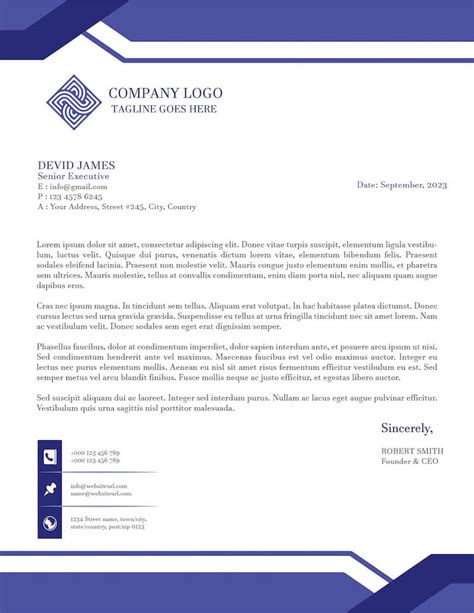 Free Business Letterhead Templates Word Ai Super Dev Resources