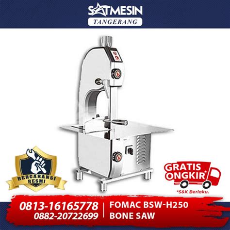 Jual Mesin Pemotong Daging Beku Dan Tulang Bone Saw Bsw H Fomac