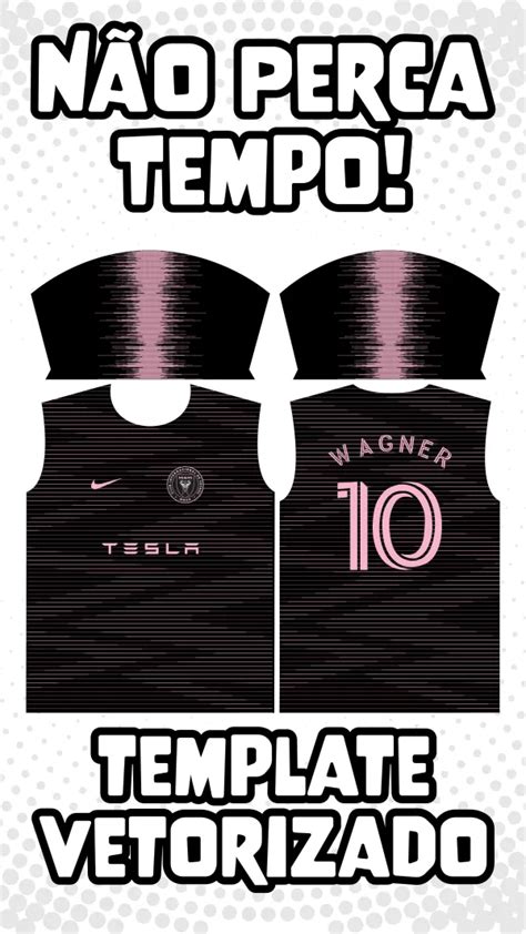 Arte Vetor Camisa Inter Miami Mls Concept Tesla