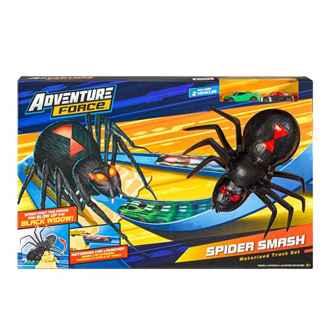 Adventure Force Spider Smash Motorized Race Track Car Vehicle Playset