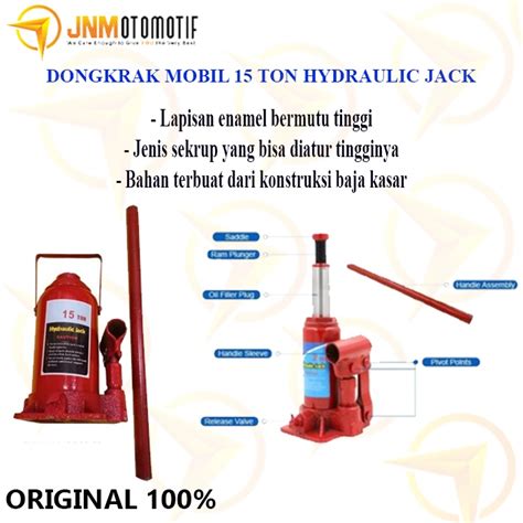 Jual Dongkrak Mobil Ton Hidrolik Hydraulic Jack Botol Truk Shopee