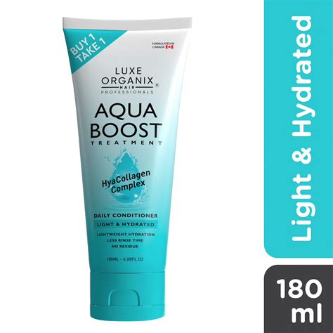 Luxe Organix Aqua Boost Treatment Daily Conditioner Light And Hydrated