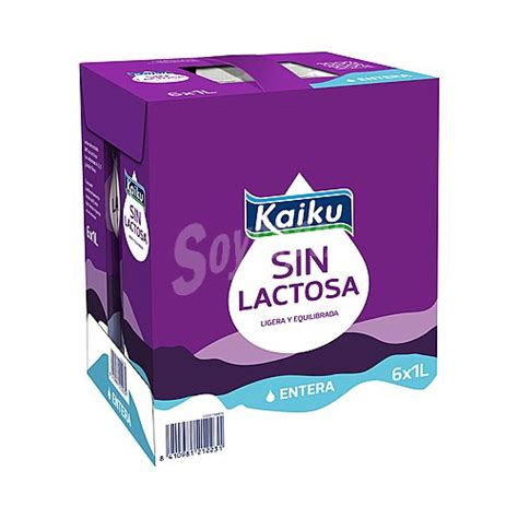 Kaiku Kaiku Leche Entera De Vaca Sin Lactosa X L