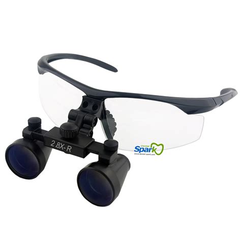 X Magnification Professional Dental Loupes By Spark Black Bp Sports