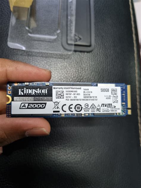 Kingston A2000 500GB NVME SSD Computers Tech Parts Accessories