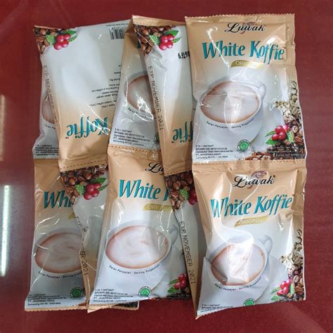 Kopi Luwak White Koffie Premium Less Sugar Instant Coffee In Low Acid