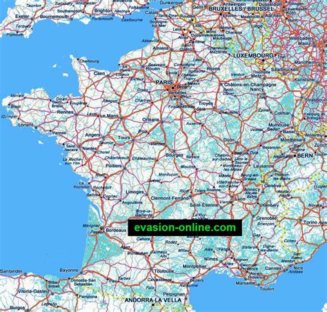 carte de france voyage carte plan