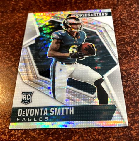 Rookies Stars Devonta Smith Silver Pulsar Prizm Rookie