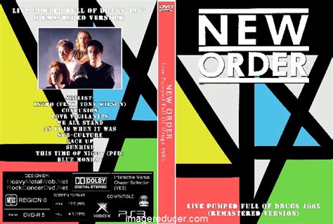 NEW ORDER Live Pumped Full Of Drugs 1985 DVD REMASTERED VERSION