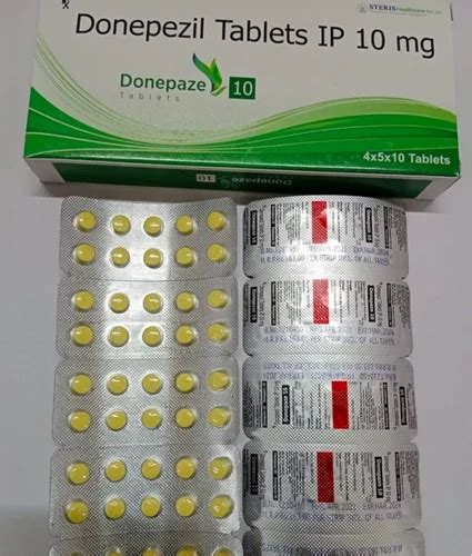 Donepezil 10Mg Donepaze 10 Mg Tablets 1 10 Prescription At Rs 165