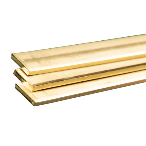 Brass Strip 0 093 Thick X 1 Wide X 36 Long 3 Pieces Ksmetals