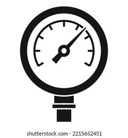 Measure Manometer Icon Simple Vector Gas Stock Vector Royalty Free