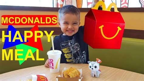 Kids Mukbang Mcdonalds Ordering Mcdonalds Happy Meal Youtube