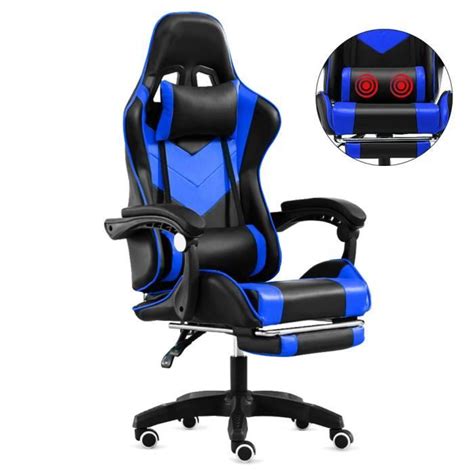 Boomersun Chaise de gaming ergonomique Chaise de bureau Siège Gaming