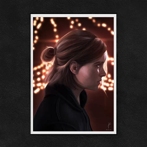 Ellie Williams A3 A4 Drawing The Last Of Us Part Ii Etsy Canada