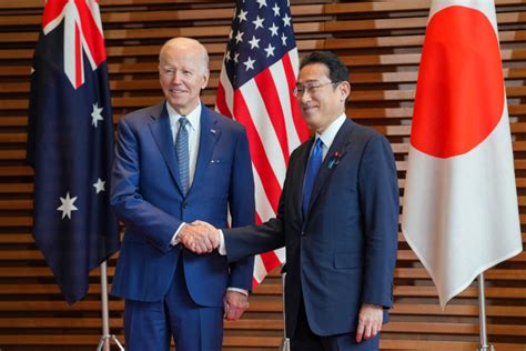 Biden And Kishida Discuss Japan Stepping Up Security