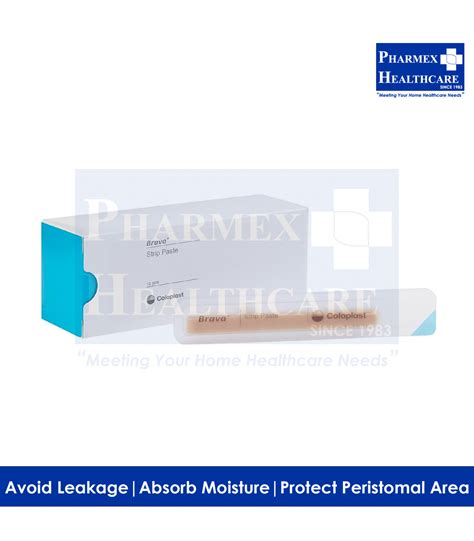 Colostomy Strip Paste Coloplast Brava Col 2655 10 Pcbox