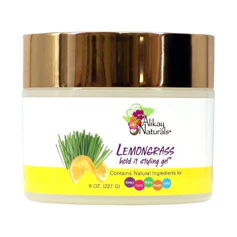 Alikay Naturals Lemongrass Hold It Styling Hair Gel 8 Oz