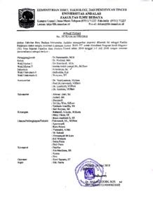 SURAT TUGAS PANITIA PELAKSANA AKREDITASI S2 ILMU SEJARAH 2018