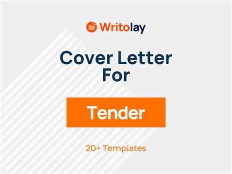 Tender Cover Letter 4 Free Templates Writolay