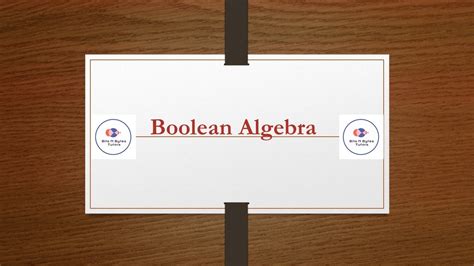 Part Introduction To Boolean Algebra In Computer Science Youtube