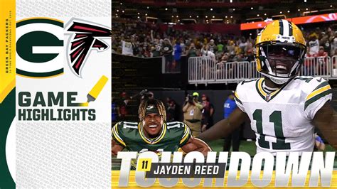 Jordan Loves Third Td Pass Of Game Hits Jayden Reed Packers Vs Falcons