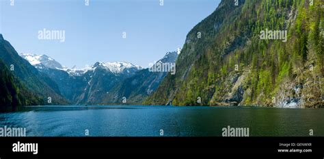 Koenigssee Lake Berchtesgaden Alps Stock Photo Alamy