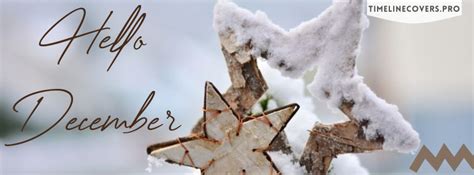 Hello December Keep Sparkling Like Stars Facebook Cover Photo