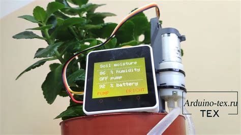 Автоматический полив комнатных растений на M5Stack (ESP32).