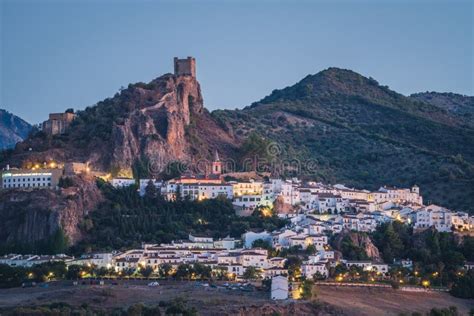 Sunset Landscapes Of Zahara De La Sierra An Ancient Village On The